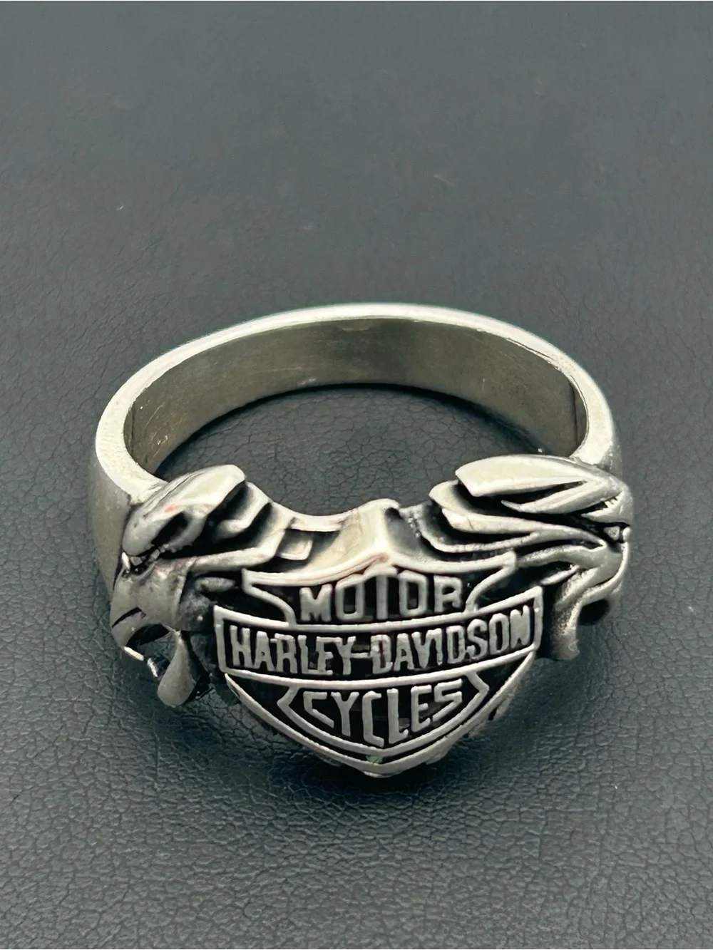 Sterling Silver Harley-Davidson Men’s Ring